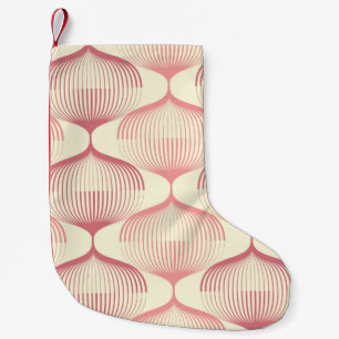 Geometric seamless pattern background with line. A Small Christmas Stocking