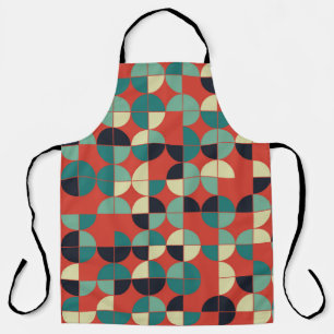 geometric seamless pattern design apron