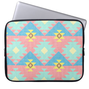 Geometric seamless pattern design, home decor ide laptop sleeve