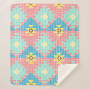 Geometric seamless pattern design, home decor ide sherpa blanket