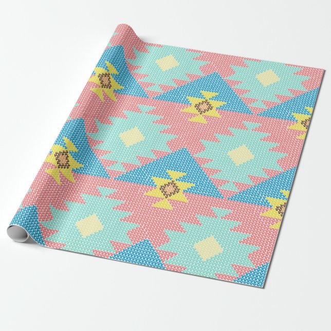 Geometric seamless pattern design,  home decor ide wrapping paper (Unrolled)