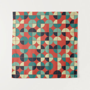 geometric seamless pattern design tapestry