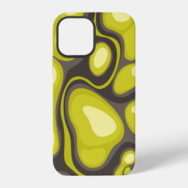 Geometric seamless pattern from spots. Abstract ca iPhone Case (Back)