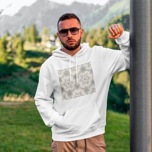 Geometric Seamless Pattern Hoodie