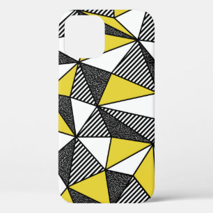 Geometric seamless pattern in retro style iPhone 12 case