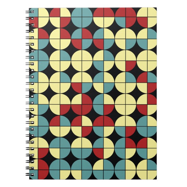 Geometric seamless pattern, modern design. notebook (Front)