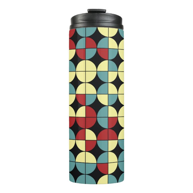 Geometric seamless pattern, modern design. thermal tumbler (Front)