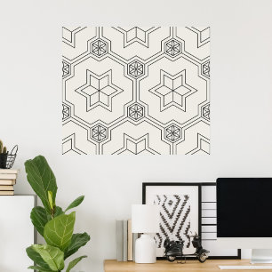 Geometric Seamless Pattern Poster