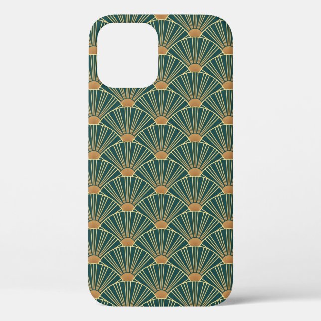 Geometric seamless pattern with golden lines. Gree Case-Mate iPhone Case (Back)