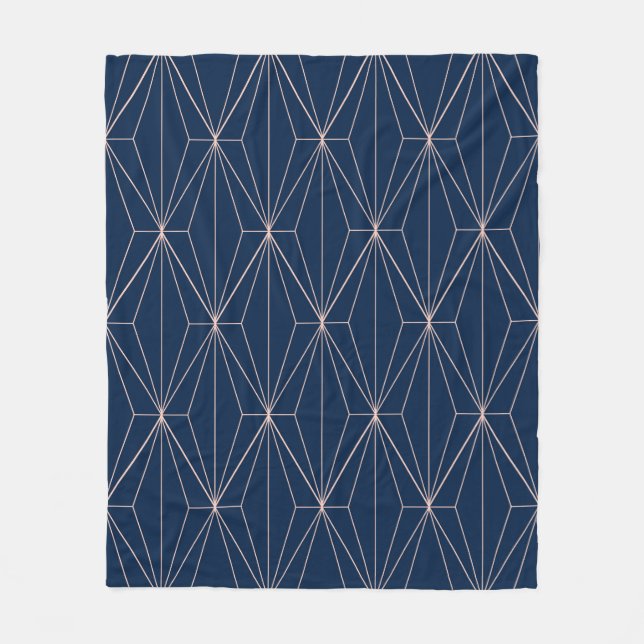 Geometric seamless patterns. Abstract geometric rh Fleece Blanket (Front)