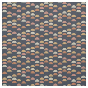 Geometric Semi Circle Pattern Fabric