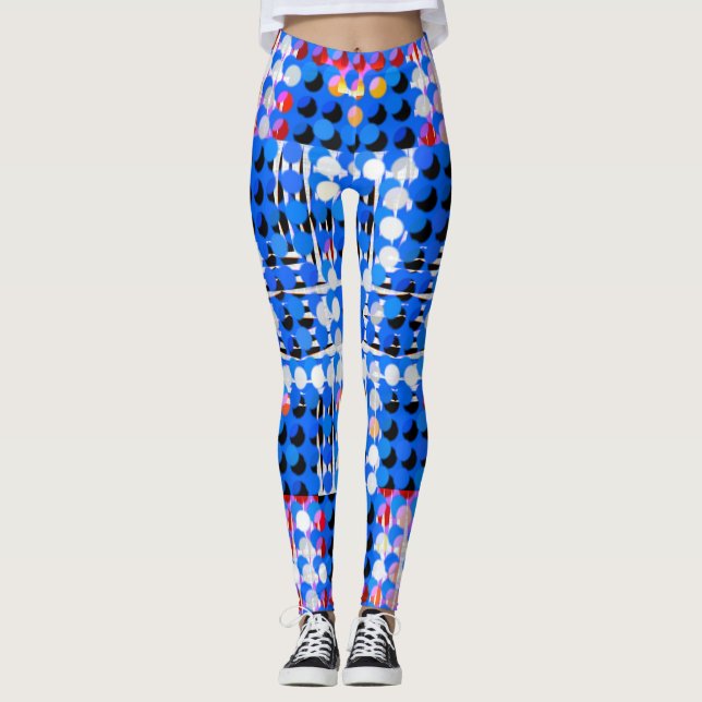 Geometric Shadows Leggings (Front)