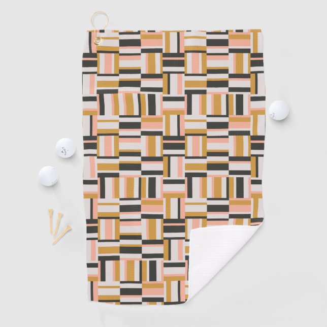 Geometric Shape Pattern Golf Towel (InSitu)
