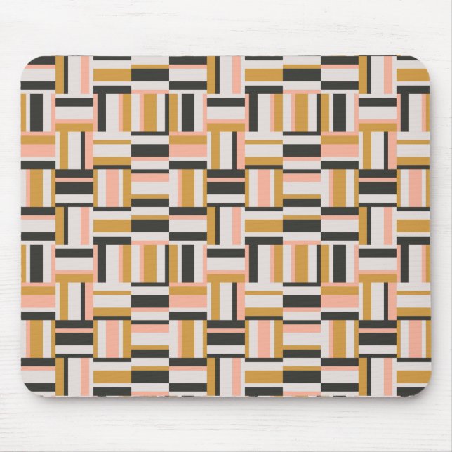 Geometric Shape Pattern Mouse Mat (Front)