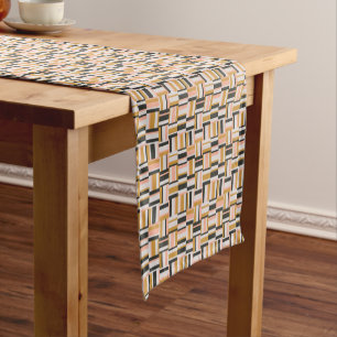 Geometric Shape Pattern Short Table Runner
