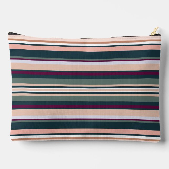 Geometric Shapes Accessory Pouch (Back)