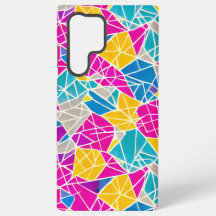 Geometric Shapes and Lines in Vibrant Colour