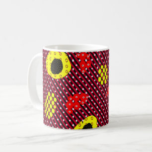 Geometric shapes coffee mug