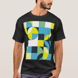 Geometric shapes, colourful abstract background. T-Shirt