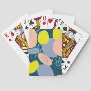 Geometric Shapes: Colourful Memphis Style Playing Cards