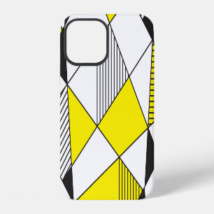 Geometric Shapes: Minimalist Seamless Pattern. iPhone 12 Case