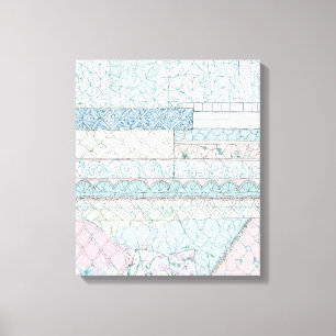 Geometric Shapes Modern Colourful Wrapped Art Canv Canvas Print