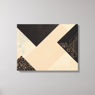 Geometric Shapes Modern Colourful Wrapped Art Canv Canvas Print