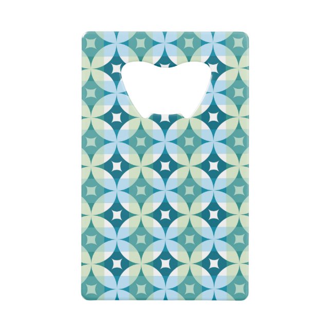 Geometric shapes, vintage abstract wallpaper. (Front)