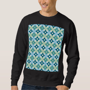 Geometric shapes, vintage abstract wallpaper. sweatshirt