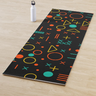 Geometric shapes yoga mat