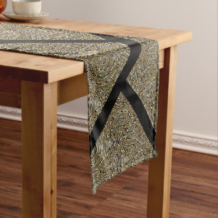 Geometric Short Table Runner