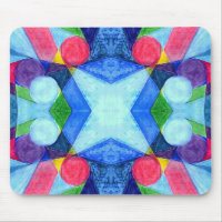 Geometric Skittles Mousepad