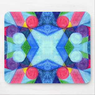 Geometric Skittles Mousepad