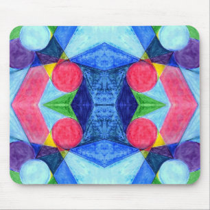 Geometric Skittles Mousepad