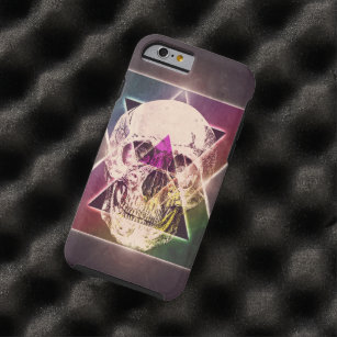 Geometric skull tough iPhone 6 case