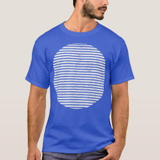 Geometric Sliced Circle Shape Lines Geometry Art D T-Shirt