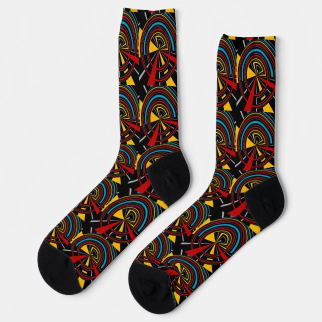 Geometric Socks (Left)