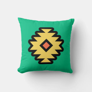 Geometric Southwestern Pop-Art Design Cushion