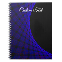 Geometric Space Carpet Spiral Photo Notebook