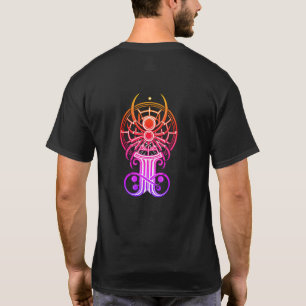 Geometric Spider Line Art T-Shirt