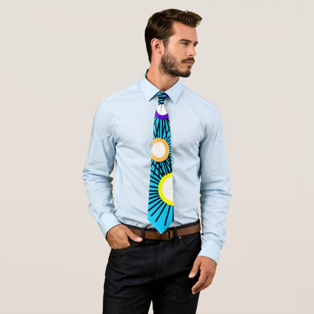 Geometric Spike Balls  Tie (In Situ)