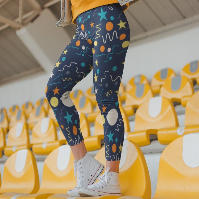 Geometric splash leggings (Creator Uploaded)