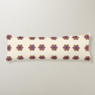 Geometric Spooky Floral Body Cushion