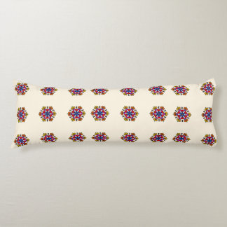 Geometric Spooky Floral Body Cushion
