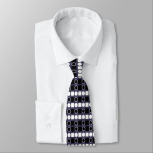 Geometric Square Circle Geometric  Tie
