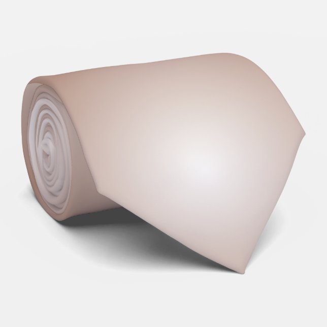 Geometric Squares with Mocha Mousse Gradient White Tie (Rolled)