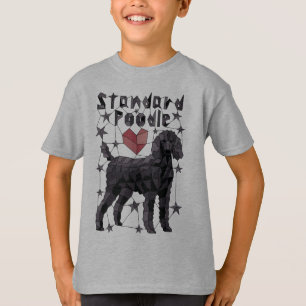 Geometric Standard Poodle T-Shirt