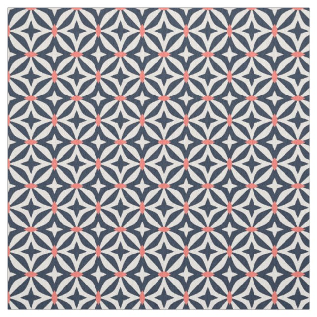 Geometric Star Pattern Fabric (Swatch)