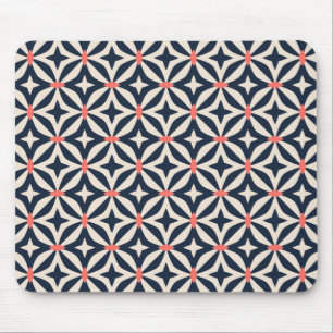 Geometric Star Pattern Mouse Mat