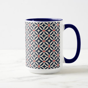 Geometric Star Pattern Mug